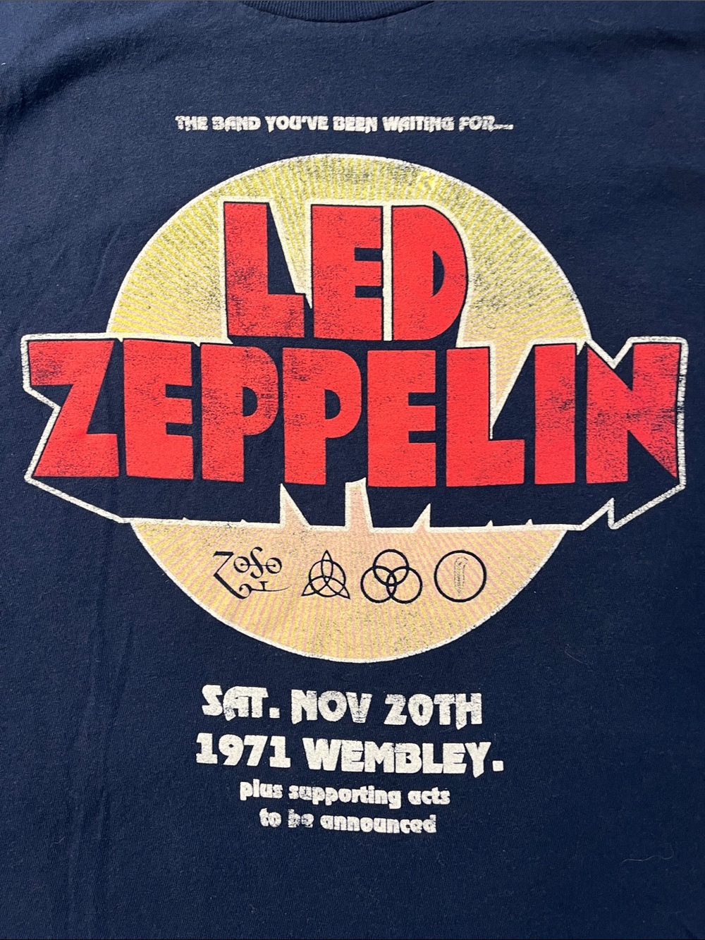 Led Zeppelin 1971 Wembley Large
